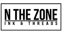 In-the-Zone_200x110 black outline box with black text reading N THE ZONE Ink & Threads