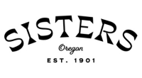 sistersoregonlogo_200x Sisters logo - Sisters in all caps - stylized black letters in arch above much smaller Oregon in script and below that EST. 1901